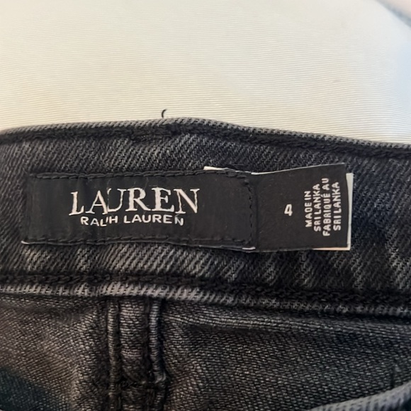 RALPH LAUREN BLACK CAPRIS JEANS IN NEW CONDITION! - Picture 4 of 5